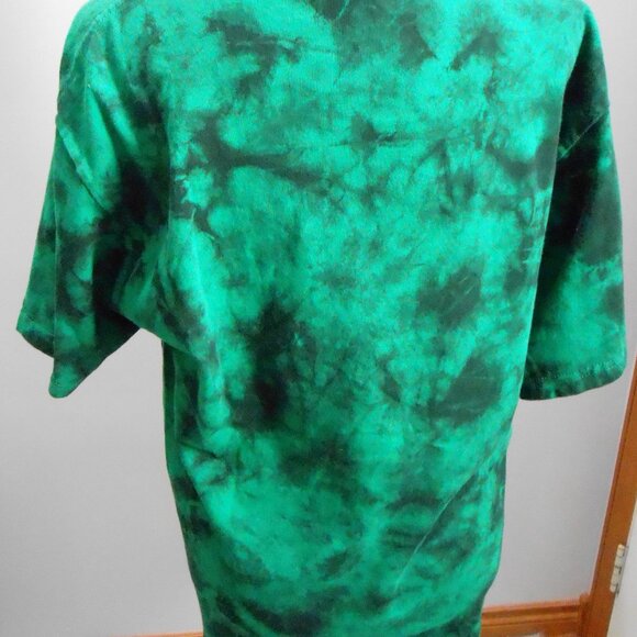 Puerto Vallarta Mexico Green & Black Iguana Lizard Short Sleeve T-Shirt-Size Med - Picture 3 of 3